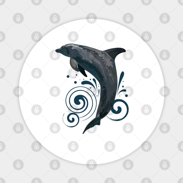 Dolphin Magnet by adamzworld